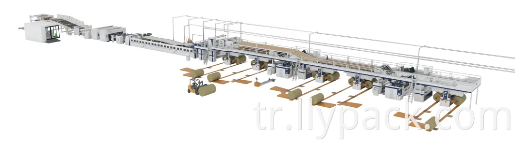 High Speed Corrugated Carton Line 1